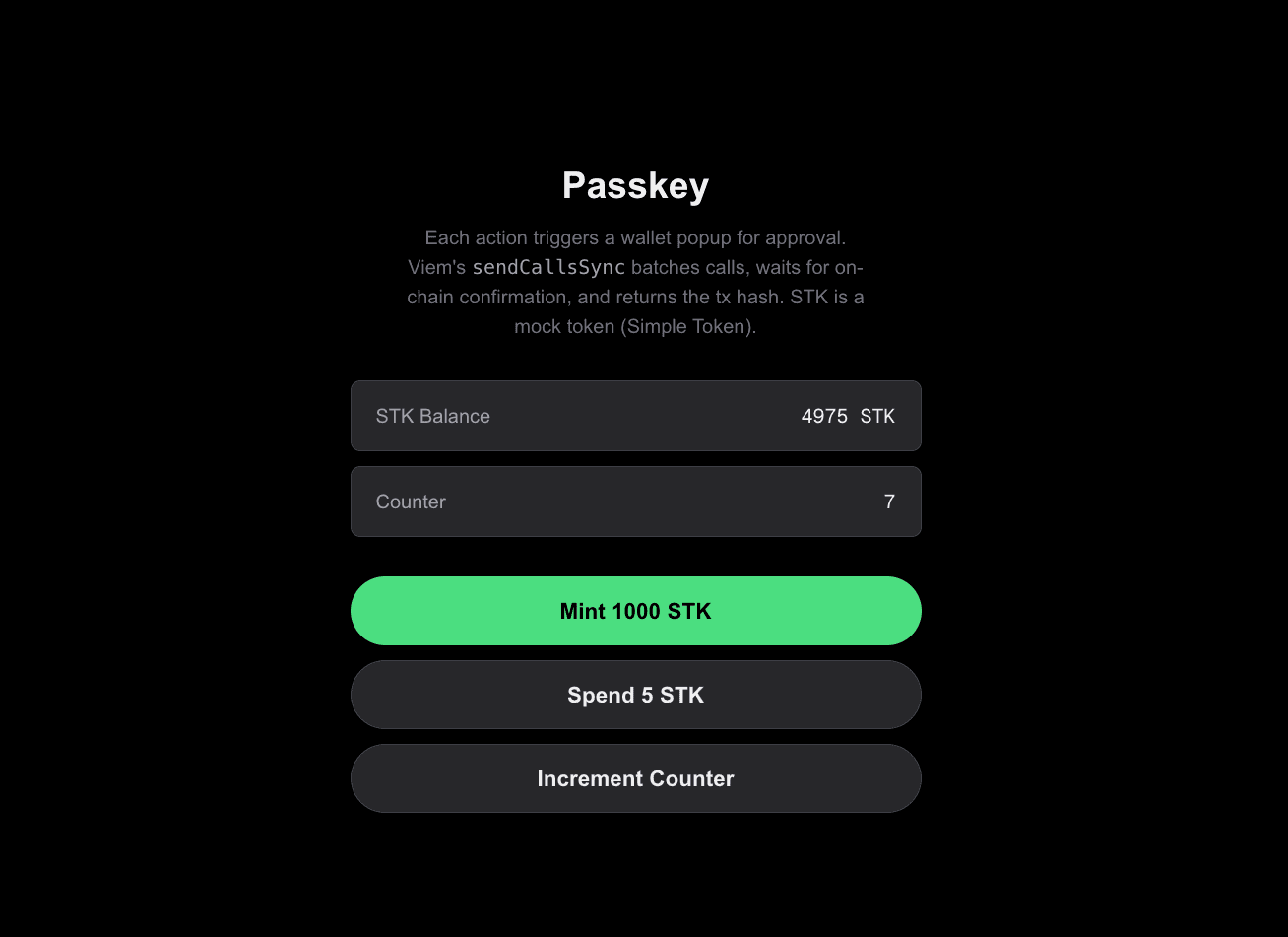 RISE Wallet Passkey Approval