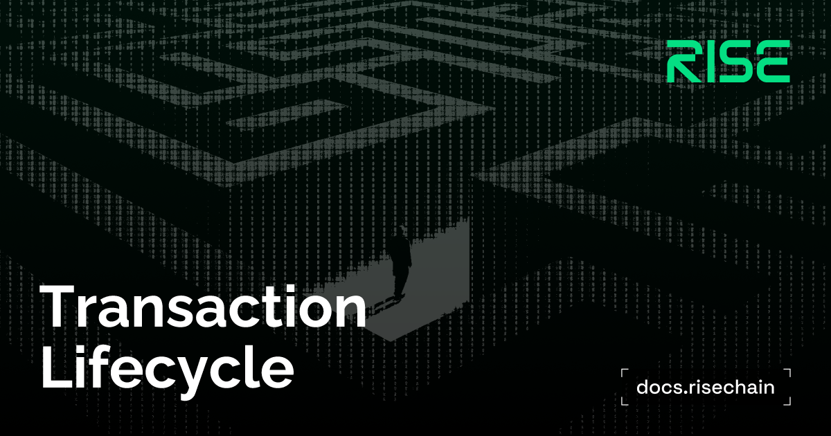 Transaction Lifecycle